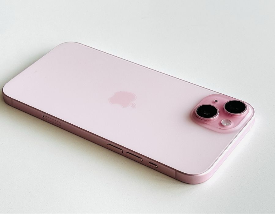 НОВ! Iphone 15 Plus 128GB Pink 100% Батерия! Гаранция 6 месеца