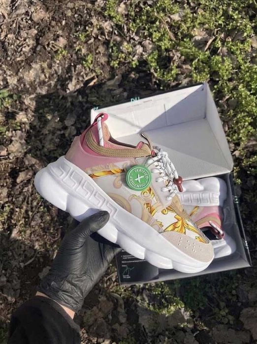 Versace Chain Reaction Roz cu Alb