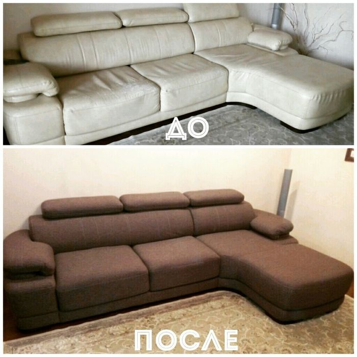 Перетяжка мягкой мебели