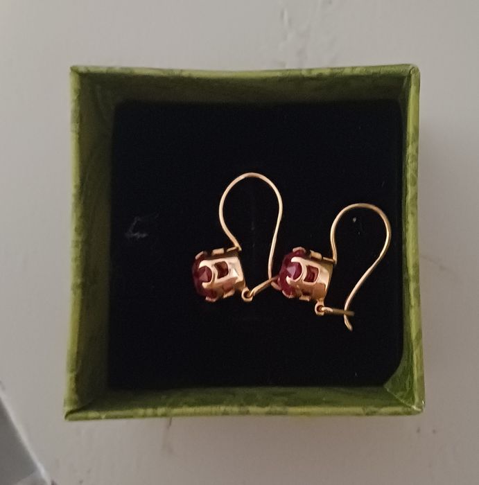 Золотые серьги Советские