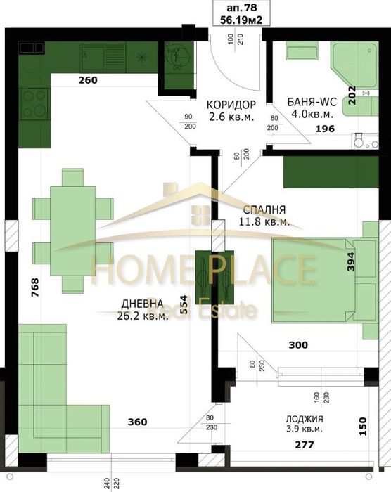 Продава се Двустаен апартамент в Варна, Кайсиева градина - 64 кв.м за 1000 €/кв.м - Снимка #1