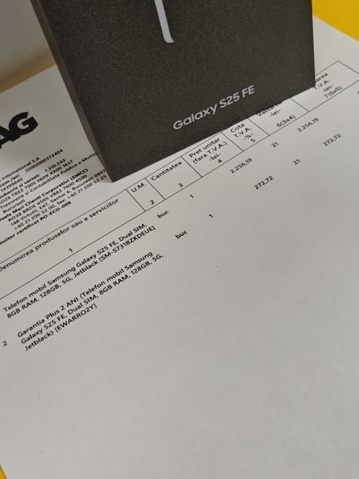 S25 Fe 5G 4Ani Garantie