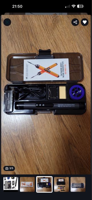 Letcon portabil pe baterii USB