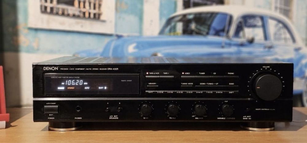 Denon DRA 435 R amplificator statie amplituner receiver sunet bun calitativ