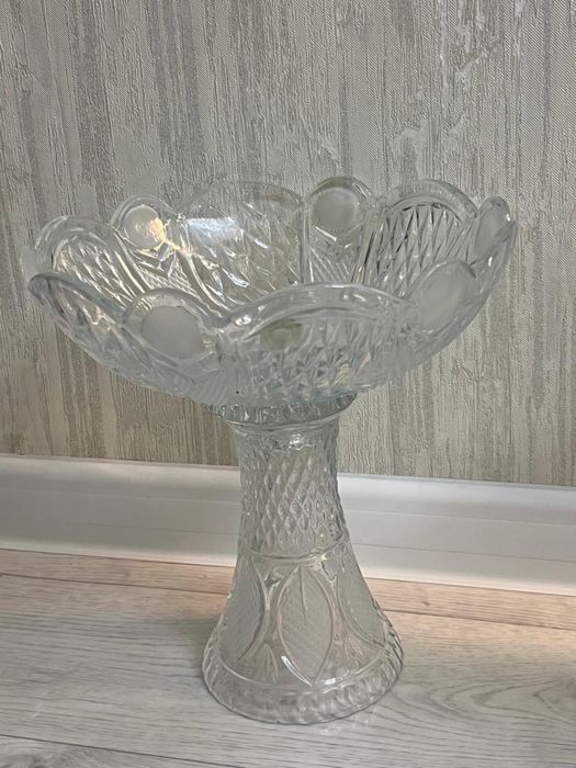 Фруктовница, салатница хрусталь