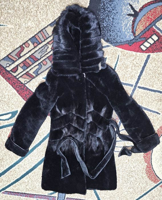 Шуба мутон-норка