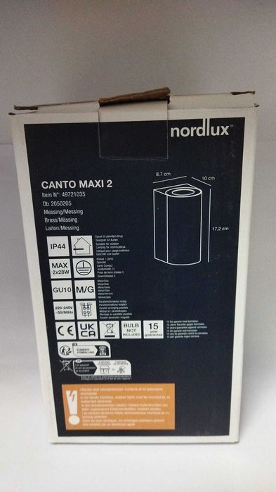 Lampa perete NORDLUX CANTO MAXI 2 [#13653#]