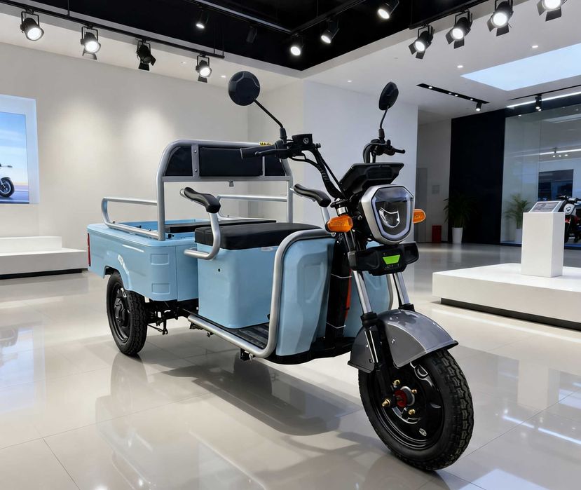 Triciclu electric cu reductor si treapta de forta -in RATE avantajoase