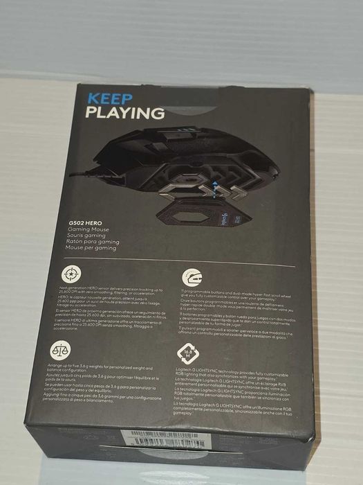 Геймърска жична мишка Logitech G502 Hero - чисто нова