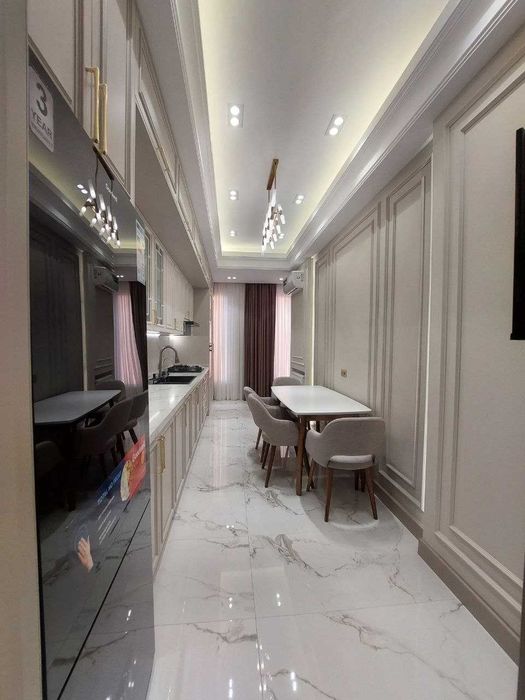 2-х комнатная в ЖК «Sayram  Avenue» в ремонте ID: 5348