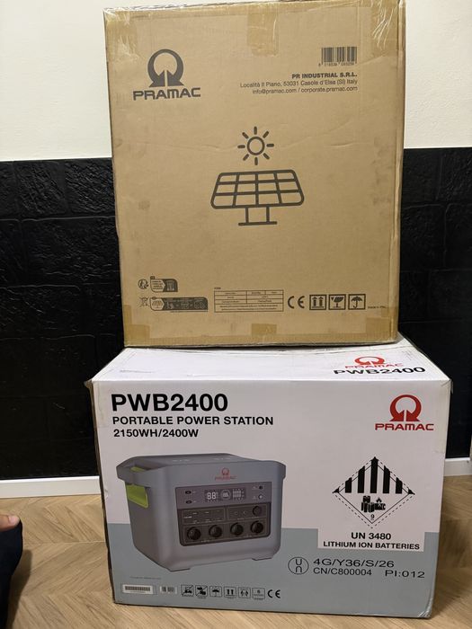 BATERIE PRAMAC PWB2400 2150Wh 2400W + Panou Solar 200W – SIGILATE
