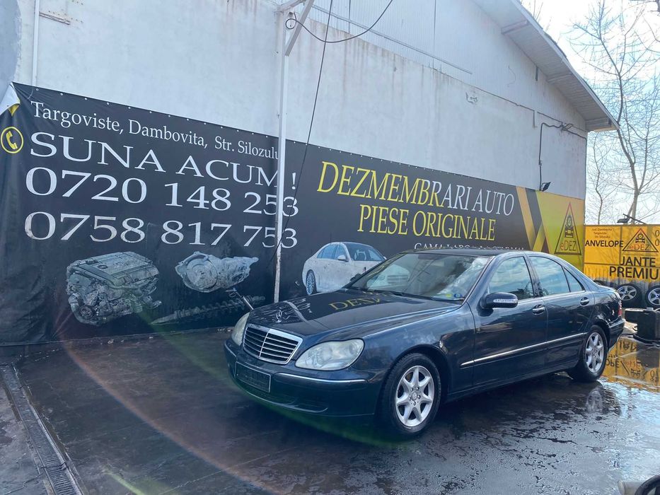 DEZMEMBREZ Mercedes S class W220 S320 S500 S600 Motor Cutie Bara Far Usa Parbriz Jante Mecanica