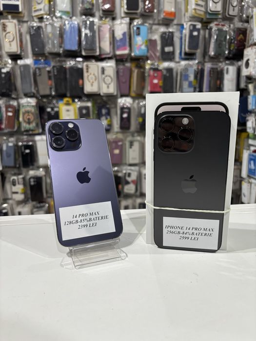 iSellStore Vâlcea: iPhone 14 Pro Max Purple/Black 128GB/256GB