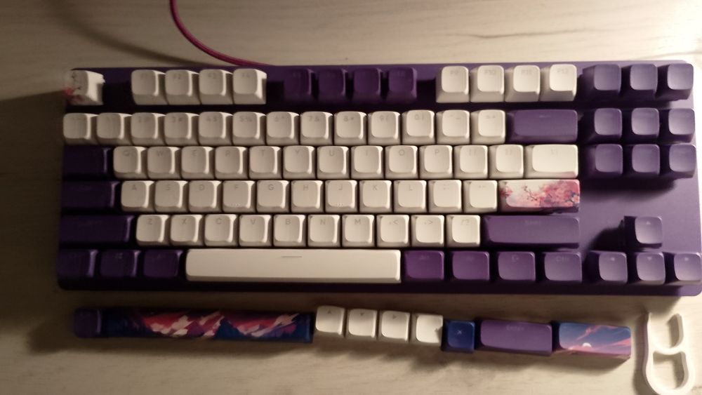 Гемарска клавиатура dark project violet horizon