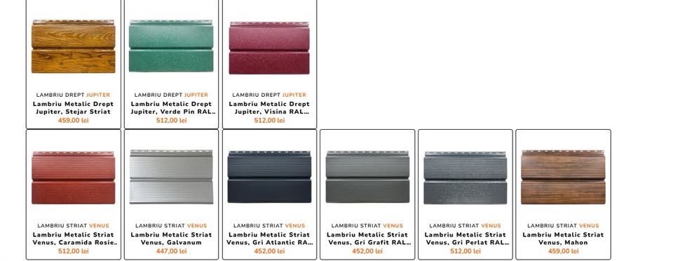 Lambriu metalic premium