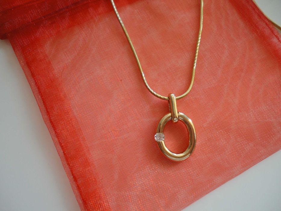 Златна Висулка с Диамант