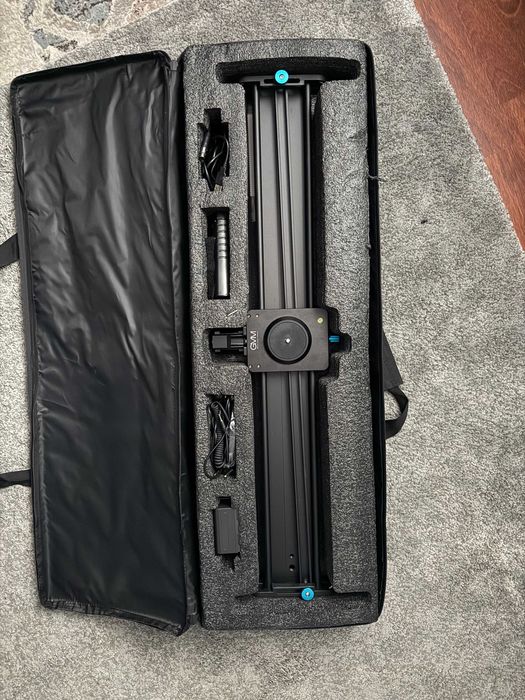 GVM Slider Professional pentru Camera Video din Aluminiu 82 Cm
