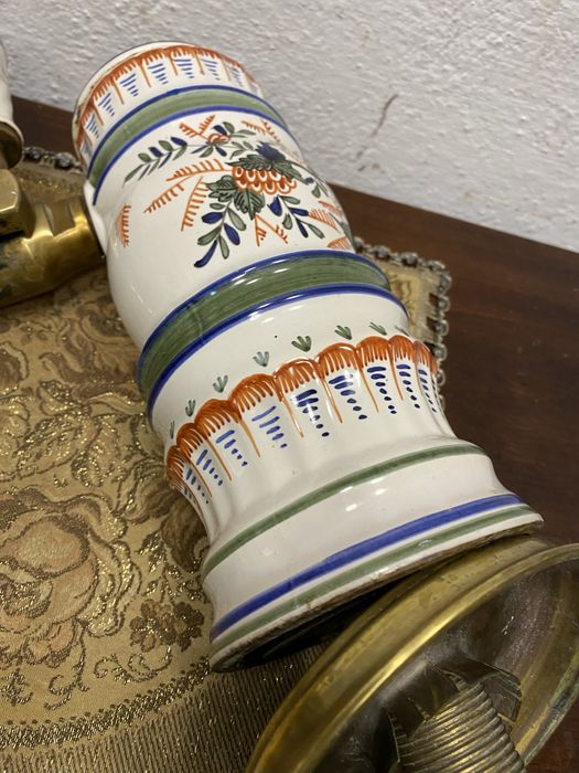 Порцеланов френски кран за бира с месингова ръчка