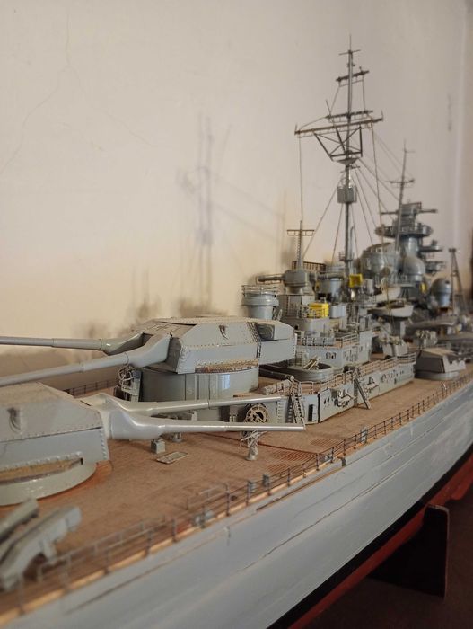 Macheta cuirasat Bismarck