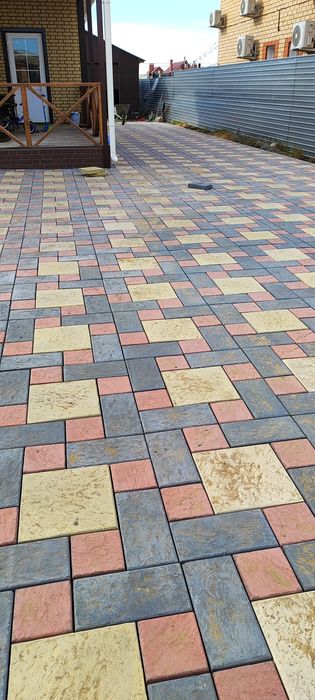 Укладка брусчатки