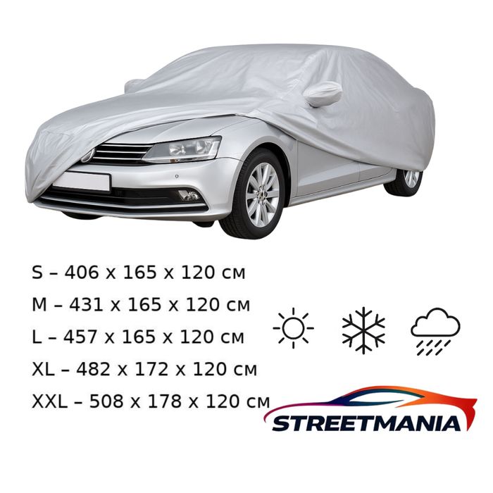 Покривало брезент за автомобили – различни размери