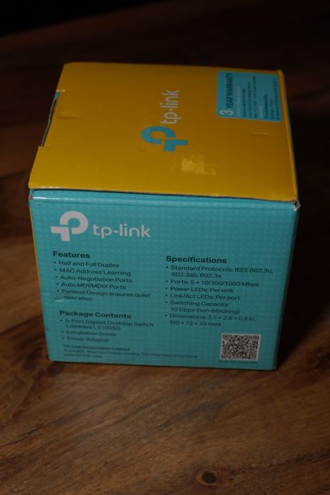 TP-Link LiteWave LS1005G – 5-Port Gigabit Switch – Gigabit Ethernet