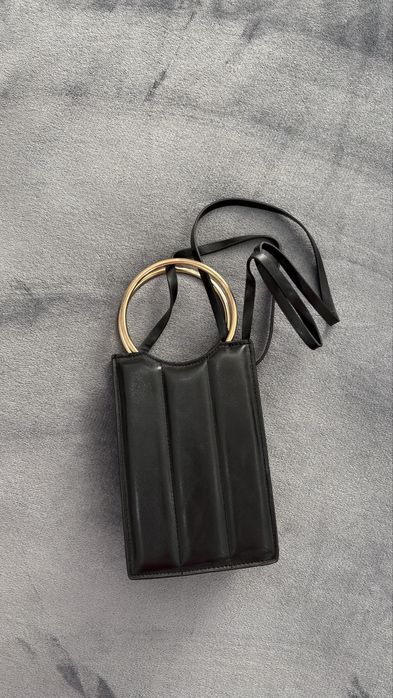 H&M Стилна малка чанта за телефон с метални дръжки