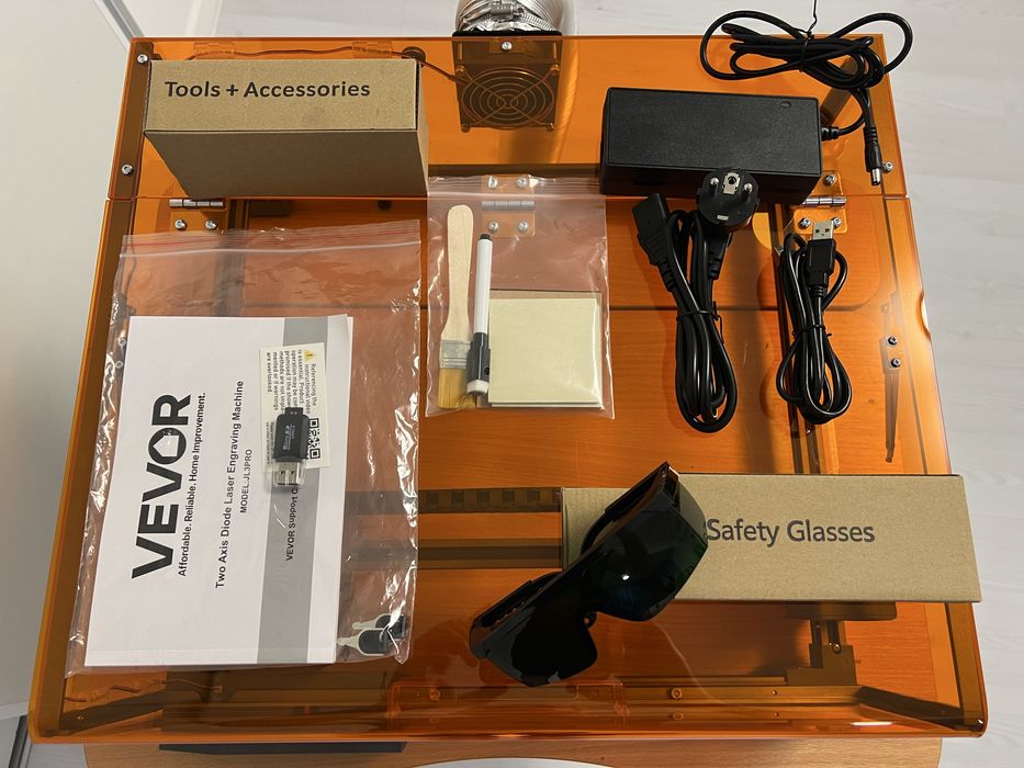 Mașină gravat laser Vevor 20w