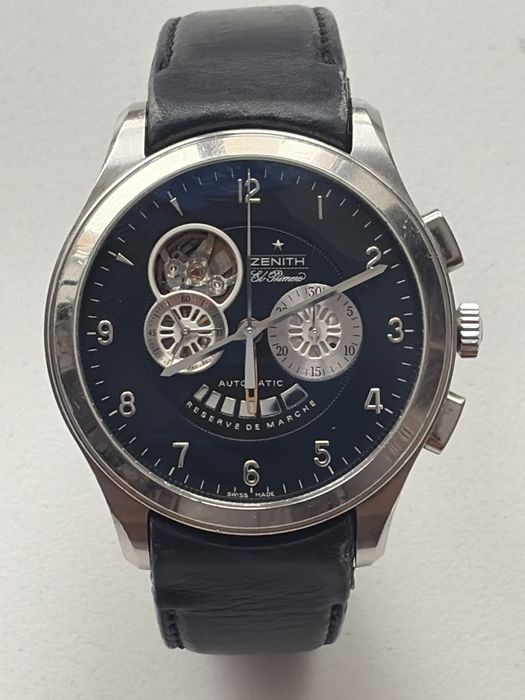 Zenith Class Open El Primero 44мм стальные