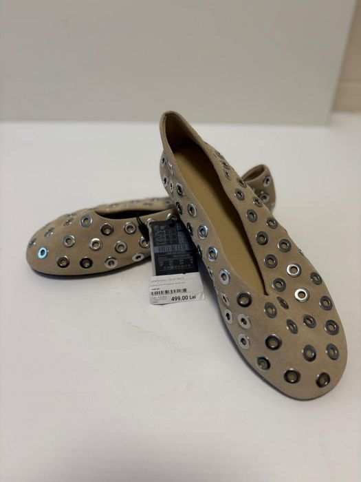 Balerini piele Massimo Duti