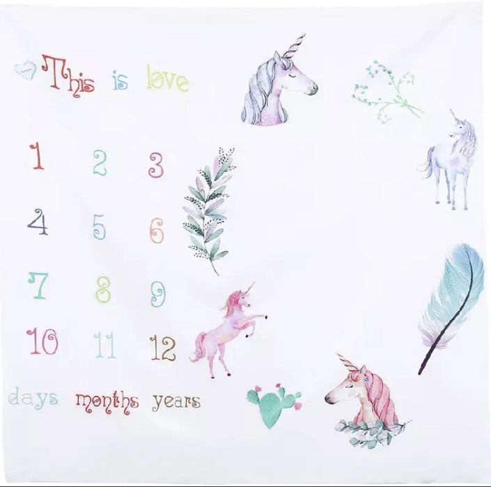 Ново платно за бебешки снимки по месеци