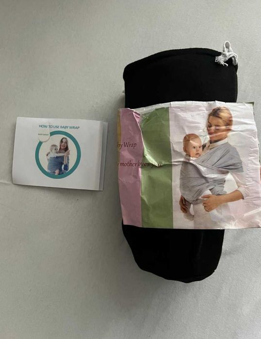 Marsupiu de calatorie, usor, respirabil, moale, Negru