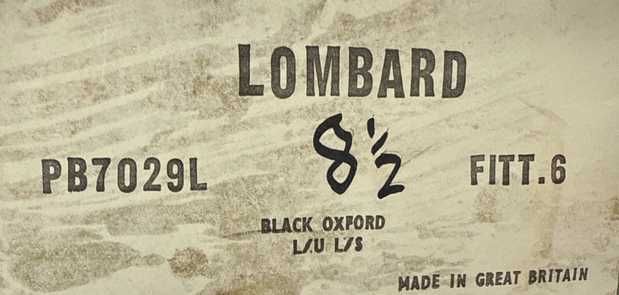 Английски мъжки обувки от естествена кожа. Произведени ръчно.