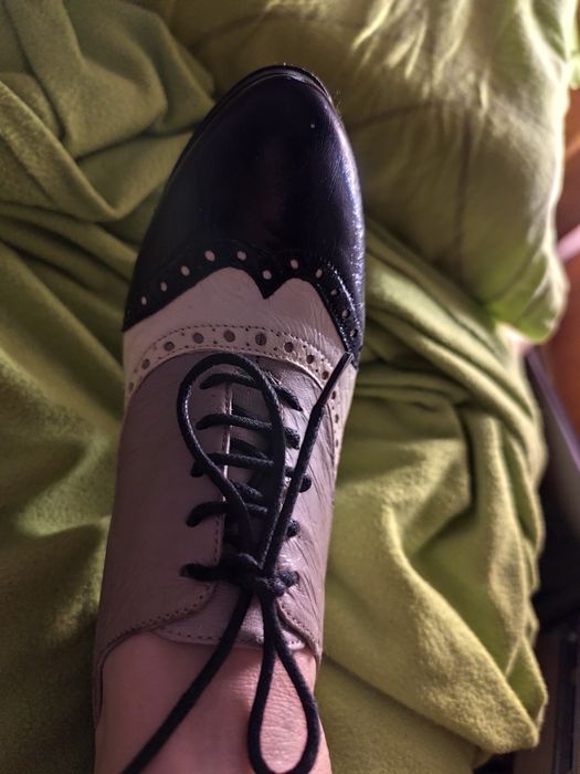 Дамски италиански кожени обувки 36н