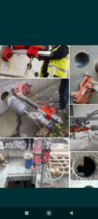 бетон тишиш ва бузиш  хизматлари