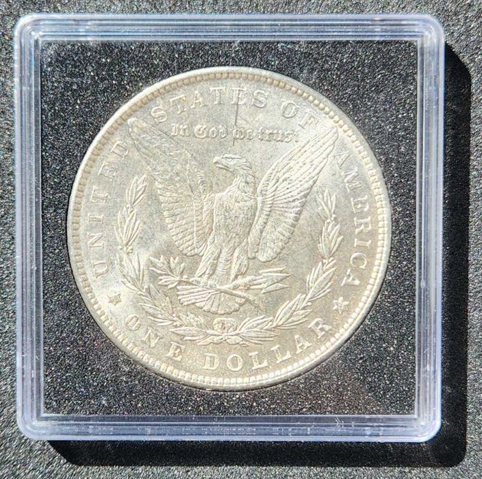 Monedă Argint 1 Dolar 1887 Morgan USA - Stare Excelentă MS-61 (UNC)