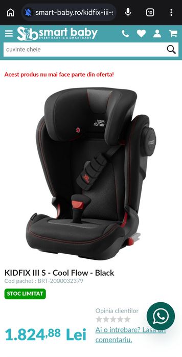britax römer kidfix iii s ' Mama si copilul ' OLX.ro