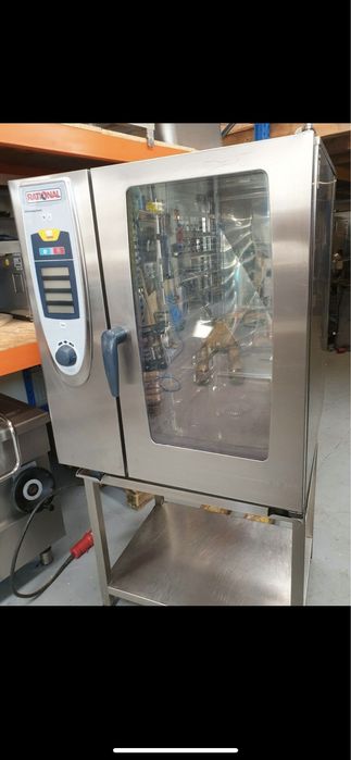 Готварски Конвеклтомат Rational SCC 101. Самоизмиване!Бг меню!