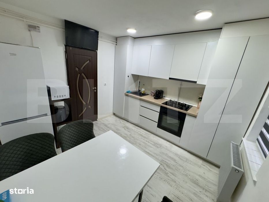 Apartament 2 camere 52mp parter, centrala termica proprie, Brazda
