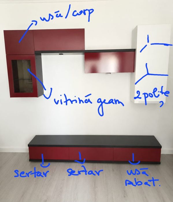 Mobila mdf living