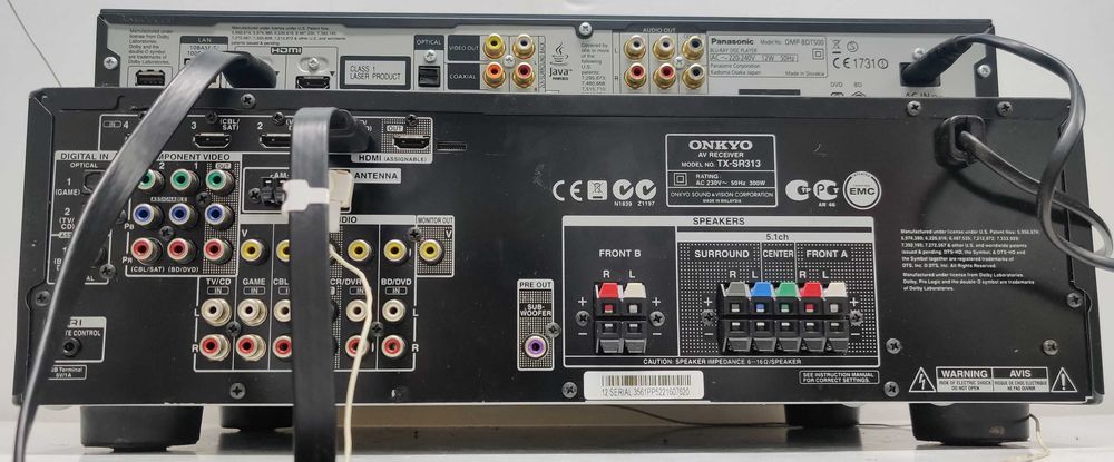 Receiver Onkyo TX-SR 313 – HDMI – USB – 5.1