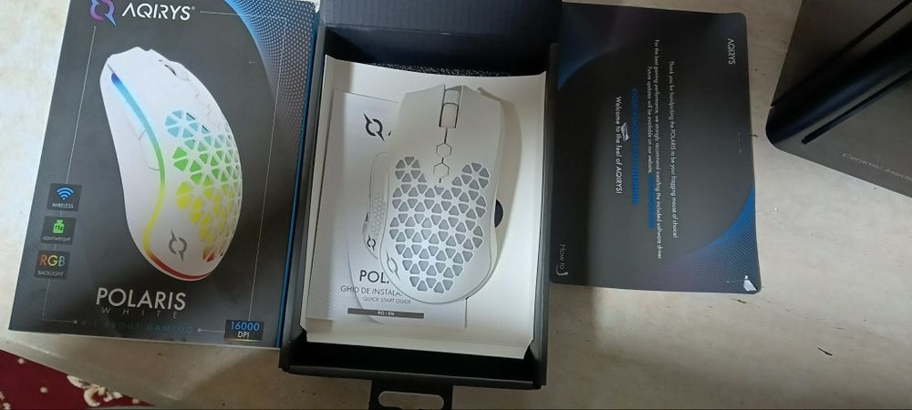 Vand mouse Aqirys polaris white