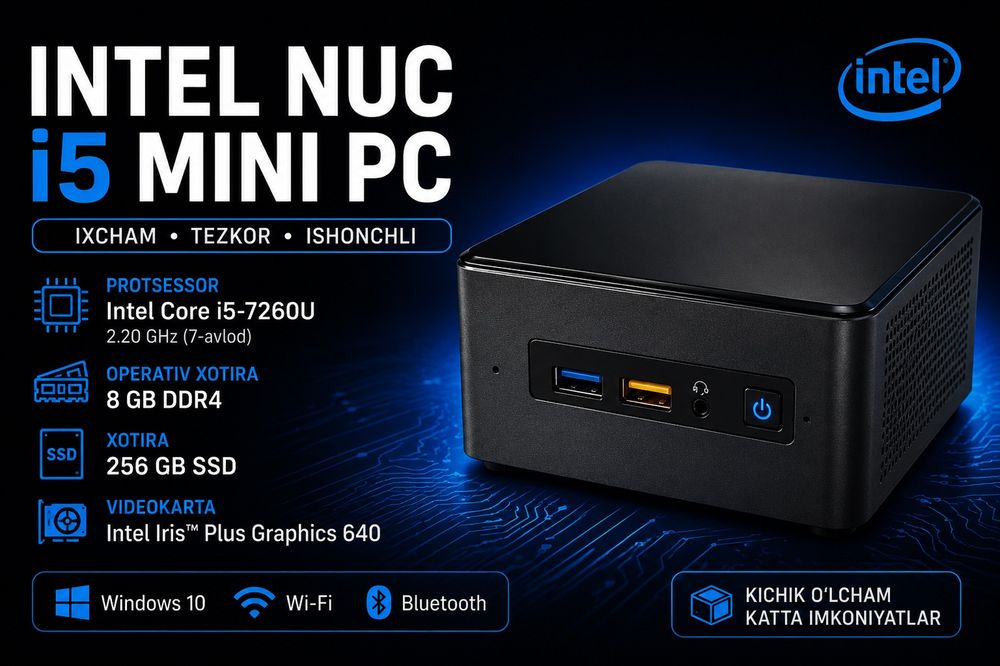 Intel NUC7i5BNK Mini Kompyuter
