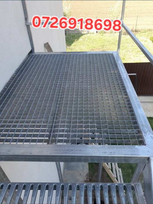Confectionam scarii metalice zincate exterioare și pentru incendii