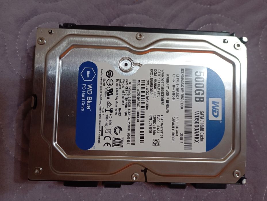 Vând hdd 500gb functional