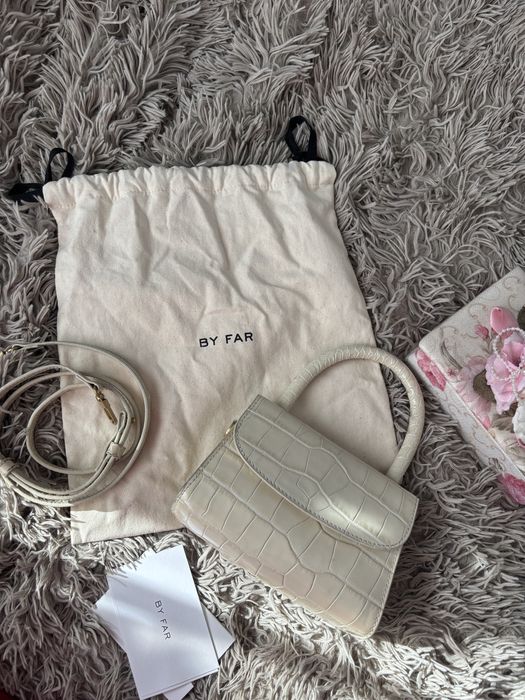 By Far Mini Croco - Мини Кроко - Беж