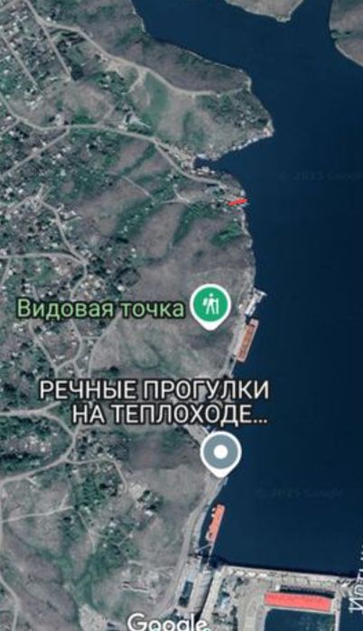 Участок  на берегу
