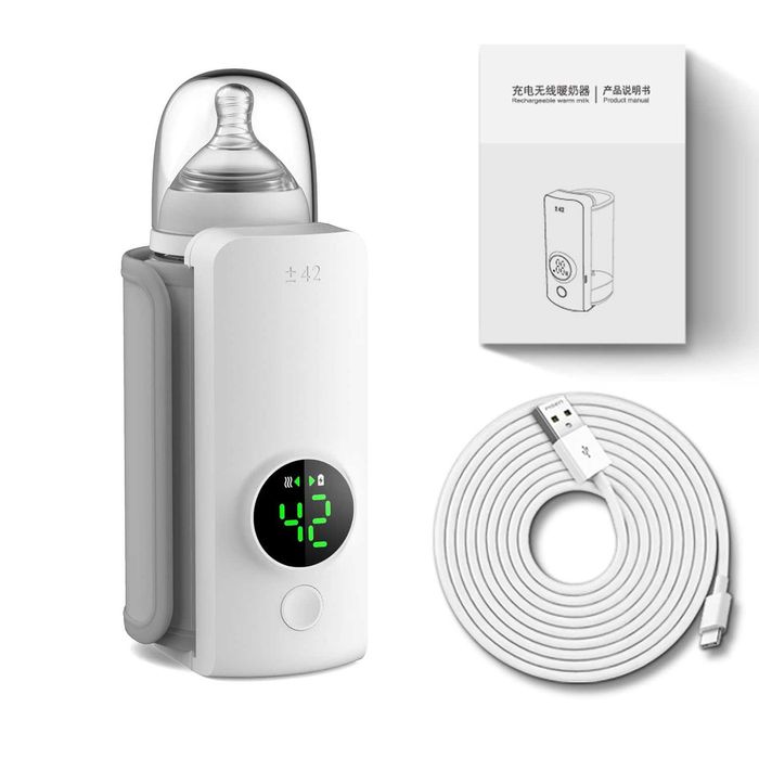 Преносим нагревател за бебешки шишета за пътуване