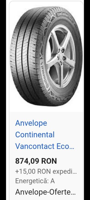 Set 4 Anvelope 235-65-16 C cu DOT 2023 Continental ca NOI