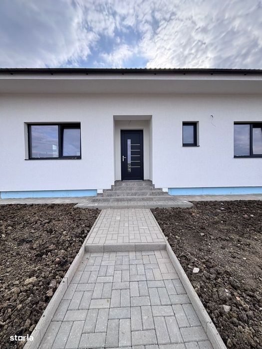 Casa pe un nivel, 105mp utili+65mp pod, 500mp teren, Chinteni